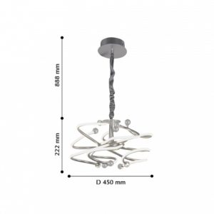 Детальное фото 2 Подвесной светильник 2385-10P в стиле модерн