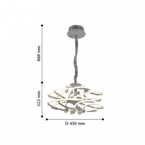 Детальное фото 2 Подвесной светильник 2386-14P в стиле модерн