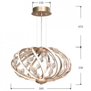 Фото 4 Подвесной светильник 2564-5PC в стиле модерн