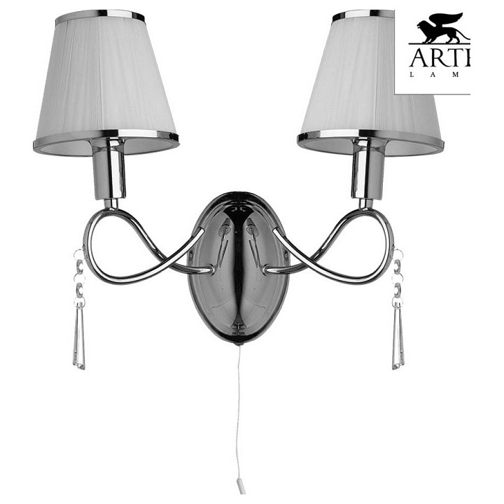 Фото 2 Бра - A1035AP-2CC - Arte Lamp Фото 2 Бра A1035AP-2CC в стиле модерн