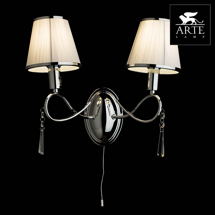 Фото 3 Бра - A1035AP-2CC - Arte Lamp Фото 3 Бра A1035AP-2CC в стиле модерн