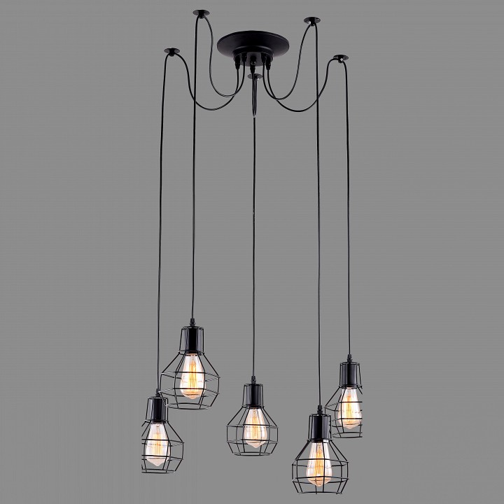 Фото 1 Подвесной светильник - A1109SP-5BK - Arte Lamp Фото 1 Подвесной светильник A1109SP-5BK в стиле техно