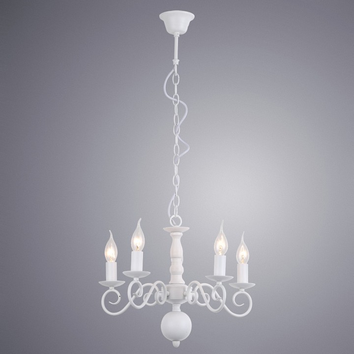 Фото 3 Подвесная люстра - A1129LM-5WH - Arte Lamp Фото 3 Подвесная люстра A1129LM-5WH в стиле классический