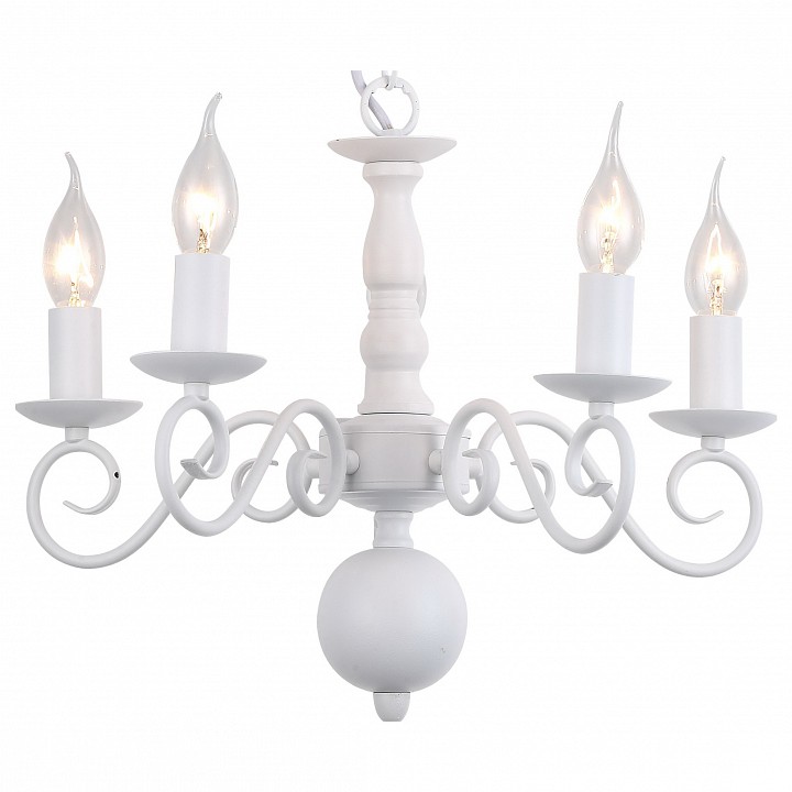 Фото 1 Подвесная люстра - A1129LM-5WH - Arte Lamp Фото 1 Подвесная люстра A1129LM-5WH в стиле классический