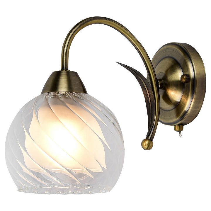 Фото 1 Бра - A1607AP-1AB - Arte Lamp Фото 1 Бра A1607AP-1AB в стиле флористика