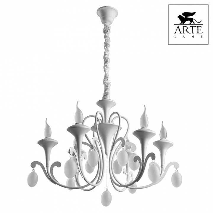 Фото 3 Подвесная люстра - A3239LM-6WH - Arte Lamp Фото 3 Подвесная люстра A3239LM-6WH в стиле классический