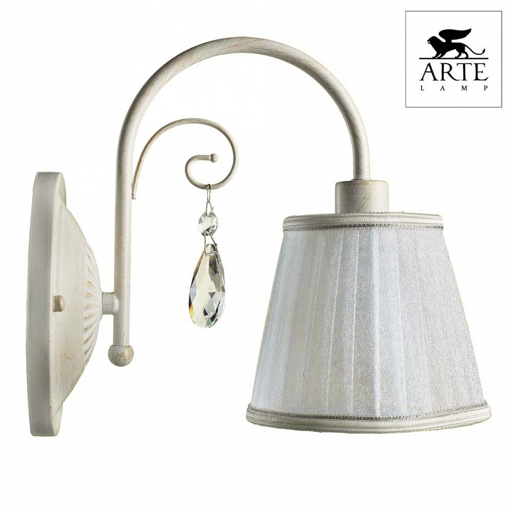 Фото 4 Бра - A9515AP-1WG - Arte Lamp Фото 4 Бра A9515AP-1WG в стиле флористика
