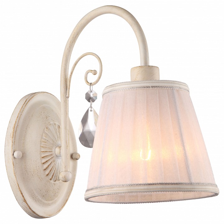 Фото 1 Бра - A9515AP-1WG - Arte Lamp Фото 1 Бра A9515AP-1WG в стиле флористика
