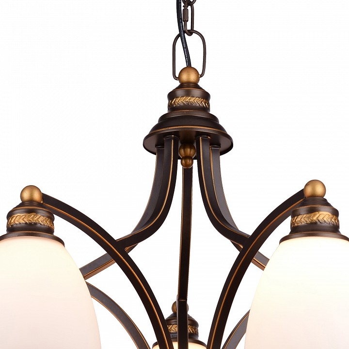 Детальное фото 3 Подвесная люстра - A9518LM-5BA - Arte Lamp Детальное фото 3 Подвесная люстра A9518LM-5BA в стиле классический