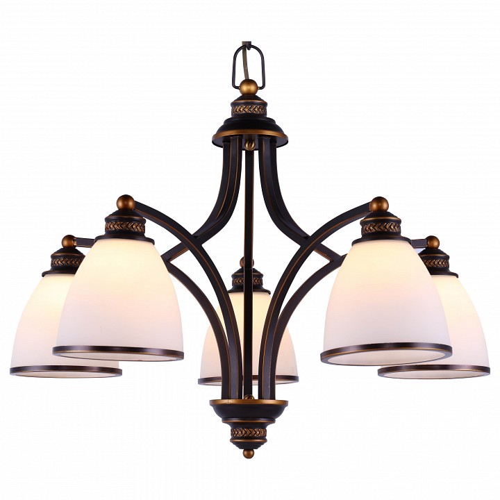 Фото 1 Подвесная люстра - A9518LM-5BA - Arte Lamp Фото 1 Подвесная люстра A9518LM-5BA в стиле классический