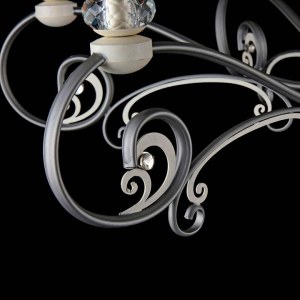 Детальное фото 2 Подвесная люстра ARM993-PL-07-W в стиле флористика