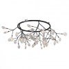 Фото 1 Подвесная люстра EVITA SP45 D BLACK/TRANSPARENT в стиле модерн