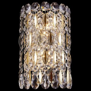 Фото 2 Накладной светильник LIRICA AP2 CHROME/GOLD-TRANSPARENT в стиле модерн