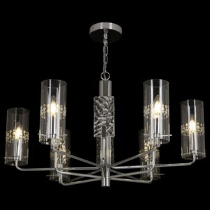 Фото 2 Подвесная люстра MOD032PL-06CH в стиле модерн